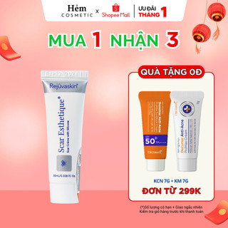Kem xóa mờ Sẹo Thâm, lấp đầy Sẹo Rỗ, Sẹo Lõm Scar Esthetique Rejuvaskin 10ml/30ml/60ml - Hẻm Cosmetic