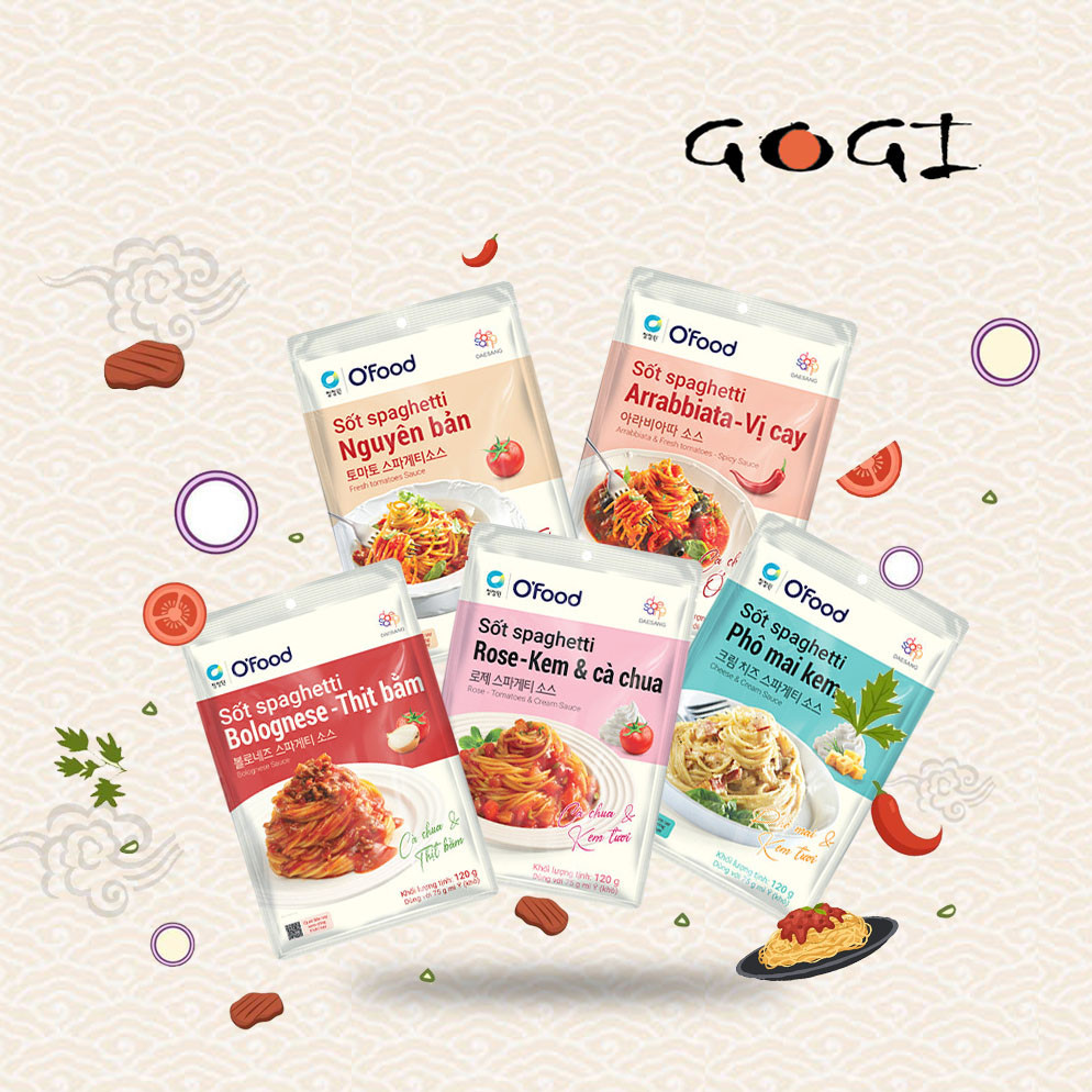 Sốt Spaghetti O'Food gói 120g