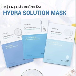 Mặt nạ dưỡng ẩm dành cho da khô innisfree Hydra Solution Mask For Dry Skin 25ml