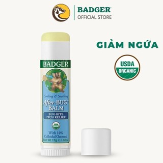 Sáp Kem hữu cơ bôi giảm ngứa BADGER After Bug organic thoa muỗi cắn đốt, mẩn đỏ, dị ứng chống thâm an toàn cho bé - 17g
