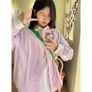 Áo sơ mi kẻ tay dài phối (chất kẻ loại1)C17 /Shyncloset