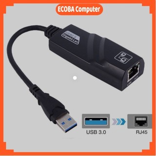 Cáp Chuyển Đổi USB to Lan 2.0 3.0 type C ra Lan type C ra Lan + Hub Sang Lan 10-100Mbps sang cổng mạng lan RJ45 ECOBA
