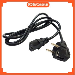 Dây Nguồn Máy tính PC,dây nguồn laptop dẹt đen xám 1.5m 2m 2 chấu 3 chấu loại tốt ECOBA