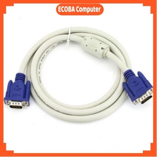 Dây cáp vga 1.5m 3m 5m màu trắng chống nhiễu tốt ecoba