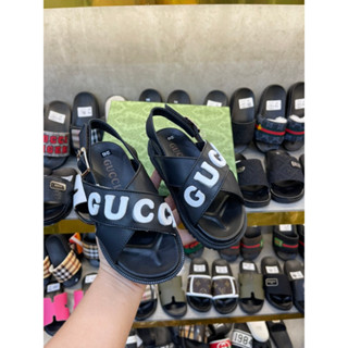 Dép lê quai hậu cho bé, dép gu.cci quai chéo cho bé trai, bé gái siêu xinh( 3925- 207)