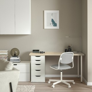 Bàn làm việc - gaming IKEA 1 tủ, thiết kế hiện đại tiện nghi, Nội thất HGF