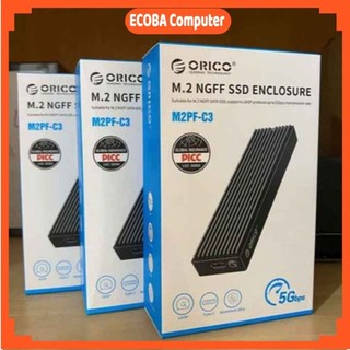  Box ổ cứng M2 sata NVME sang usb-C Orico M2PF-C3- Box M2 ORICO- Bảo Hành 6 Tháng   MÁY TÍNH NGỌC ANH   