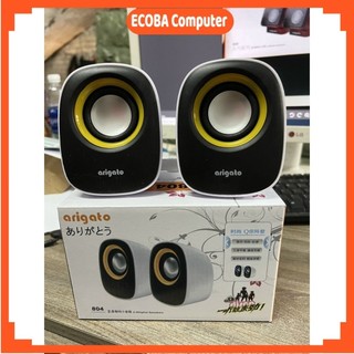 Loa vi tính mini 2.0 arigato 804 - loa vi tính cổng usb .màu ngẫu nhiên . shop ecoba