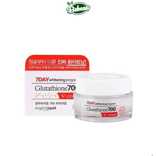 Kem Dưỡng Sáng Da Angel's Liquid 7Day Whitening Program Glutathione 700 V-Cream 50ml - Bebeaumall