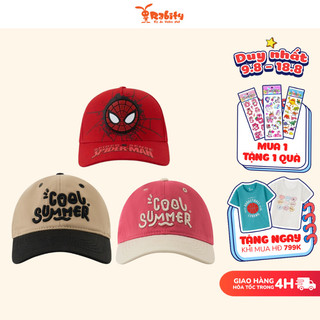 Mũ lưỡi trai bé trai/bé gái Rabity 971.003 nón kết cho bé trai nón hình spiderman