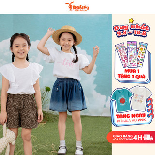Áo kiểu thô ngắn tay bé gái rabity 903.001