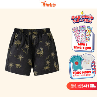 [GIÁ 49K 15/8] Quần short kaki bé trai Rabity quần short họa tiết loang lạ mắt có nhiều túi tiện lợi cho bé 93448