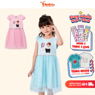 Váy công chúa elsa cho bé gái Rabity đầm elsa đi học cho bé cao cấp đi chơi cho bé 5703