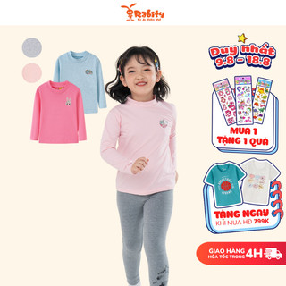 Áo thun dài tay bé trai và bé gái Rabity áo thun dài tay mặc bốn mùa 92766