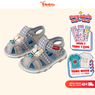 Giày tập đi cho bé Rabity 22007 dép tập đi cho bé trai giầy vải tập đi cho bé trai