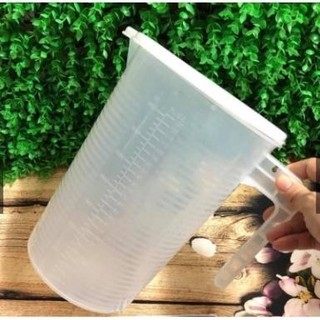 Ca Đong Định Lượng Pha Chế CÓ NẮP , nhựa dày - 2 lit, 3.5lit, 5 lít Dụng cụ chế, quầy bar
