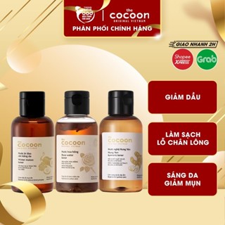 Nước Hoa Hồng Cân Bằng Da Chiết Xuất Bí Đao, Hoa Hồng, Nghệ Hưng Yên The Cocoon Toner