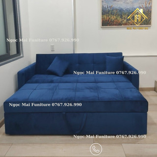 Sofa bed - sofa giường kéo thành giường nằm siêu tiện lợi - sofa bed tiết kiệm diện tích - bh 1 năm