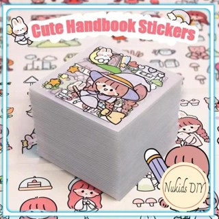   NUkids DIY  Set 10   20   50 Sticker Hoạt Hình Xinh Xắn Dùng Để Trang Trí Thủ Công 