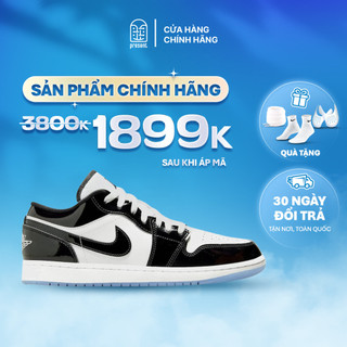 Giày Air Jordan 1 Low Concord chính hãng cho nam nữ, JD1 Low Concord real fullbox Present Original Sneaker