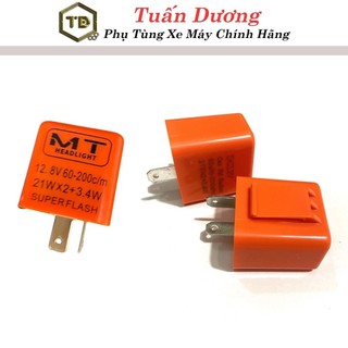 Cục chớp xi nhan td rơ le cam kèm bóng xi nhan 7 màu cao cấp - cục chớt xi nhan bền bỉ - role cam chỉnh nhanh chậm
