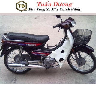 Dàn áo td lắp dream lùn màu nho tím -dàn nhựa, bộ nhựa dream lùn màu tím yếm trắng chuẩn