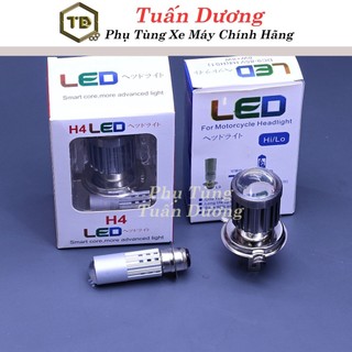 Bóng đèn pha bi cầu mini a2 có 2 chế độ - pha bi cầu cos vàng pha trắng