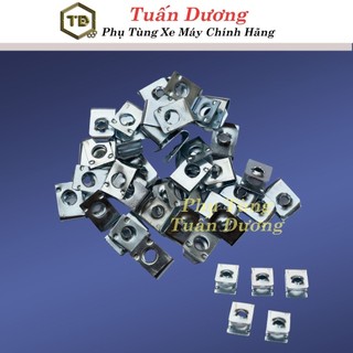 Pát Kẹp TD Bắt Vít Vỏ Nhựa Xe Máy Ren Xoắn 5.0 [ LOẠI DÀY ] - Kẹp Dàn Áo Xe Máy Chuyển Dùng Bắt Vít Hàng Inox Cực Bền