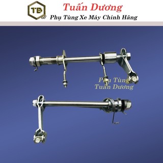 Bộ Trục Full Trước Sau Xe Dream Dày Dặn [ CHÍNH HÃNG ] - Trục Trước Sau Đầy Đủ Bộ Lắp Dream Thái, Super Dream Việt Zin