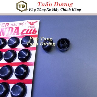 Núm Bắt Chân Gương TD Lắp Xe Máy - Bịt Chân Gương Xe Máy Loại Đẹp Dày Dặn ( giá 2 cái )