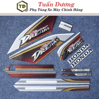 Tem Dán Xe Dream Việt Đời 2010 -2013 Family 3 Lớp Cao Cấp - Decal Tem Dream Dán Xe Dream Các Loại