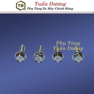 Ốc Bắt Giàn Để Chân Chính DT Lắp Cho Xe Máy Honda ( Giá 1 Con)-Lắp Cho Dream Và Wave Honda Các Loại -đẹp như zin 100%