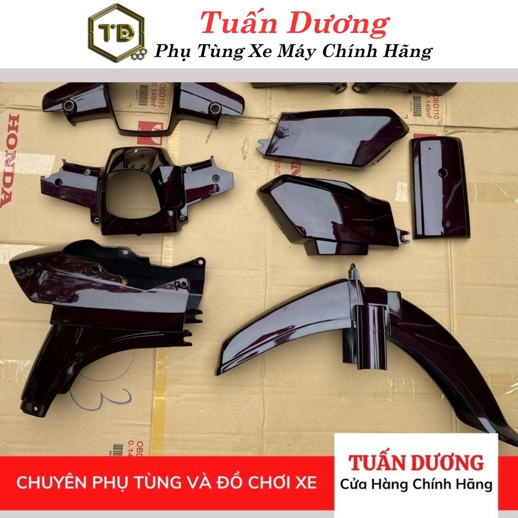 Bộ Nhựa Xe Honda Dream [CHÍNH HÃNG] Tặng Kèm Bộ Tem 3 Lớp - Dàn Áo Dream, Bộ Vỏ Dream Hàng Zin