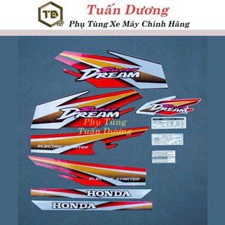 Tem Xe Super Dream Đời Đầu Hàng Đẹp [Tem 3 Lớp]- Tem Dream Việt Đời Đầu Dán Super Dream,Dream Việt