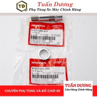 [ CHÍNH HÃNG ] Bộ ốc bắt nhông sau xe honda DREAM, WAVE - hàng xịn lắp như zin 100%