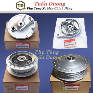Bộ Đùm Má Trước Sau Lắp Xe Super Dream [ Chính Hãng ] - Bộ Má Đùm Trước Sau Dùng Cho Dream Việt, Super Dream Chuẩn Zin
