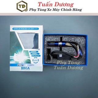 Bóng Pha Led BMA Siêu Sáng Có Cánh Tản Nhiệt [ Tiết Kiệm Điện ]- Bóng Đèn Pha Led 2 Chân, 3 Chân Lắp Cho Các Dòng Xe Máy