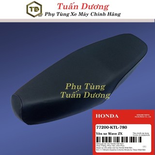 [ CHÍNH HÃNG ] Yên Xe Wave ZX Mới 100% Hàng Honda Xịn - Yên lắp được cả Wave Alpha và Wave Thái