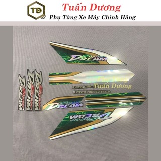 Trọn Bộ Tem Xanh Lá Super Dream TD Hàng Dày Dặn - Tem 3 Lớp Hàng Cao Cấp Dùng Cho Dream Thái Dream Việt