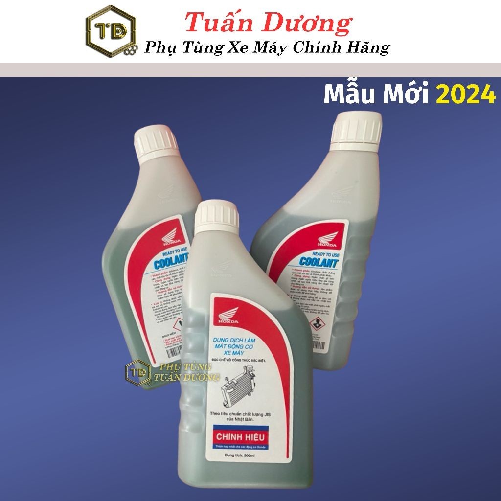 Dung Dịch Làm Mát Động Cơ Honda Chính Hãng Dung Tích 500ml - Nước Làm Mát Xe Máy Honda Cao Cấp