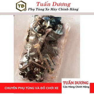 [ LOẠI ĐẸP ] BỘ ỐC DÀN ÁO CHO XE WAVE ALPHA - ốc bắt bộ vỏ xe wave alpha , ZX , wave Thái và các dòng xe tương tự