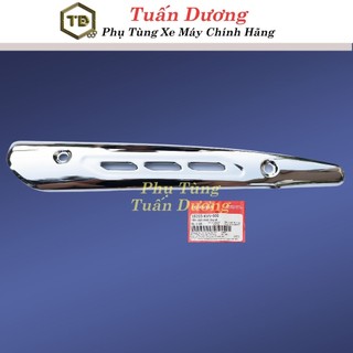 Ốp Thân Pô Dream Việt Chính Hãng Honda Việt Nam - Ốp Chống Bỏng Pô Lắp Cho Các Đời Supper Dream 2007 Đến 2013