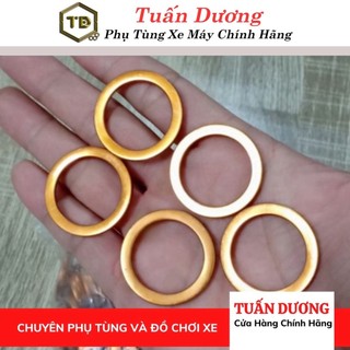 Roăng đệm cổ pô xe máy - Zoăng pô hàng chuẩn form zin - Gioăng ống xả lắp vừa khít cho dream Việt và dream Thái các đời