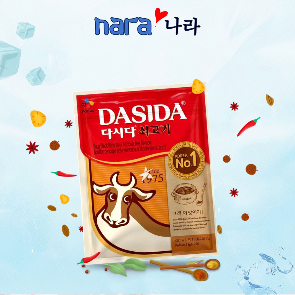 Hạt Nêm Bò Hàn Quốc Dasida CJ 1kg