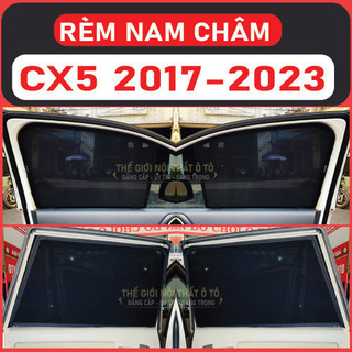 Rèm che nắng nam châm Xe Mazda Cx5 Bộ 4 tấm chắn nắng chuẩn form xe, nam châm hút mạnh