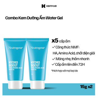 Combo 2 Kem Dưỡng Ẩm Cấp Nước Neutrogena Hydro Boost Water Gel Mini 15gx2 - 540023584