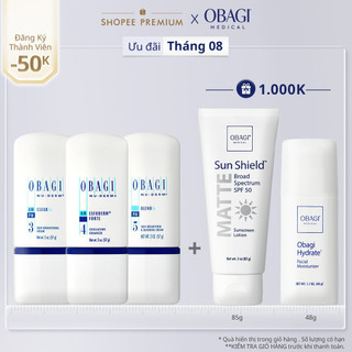 Bộ kem dưỡng obagi nuderm và lotion tẩy da chết nu-derm exfoderm