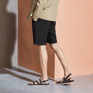 Quần Short Linen Nam HLA Imitated Linen Texture Casual Pants