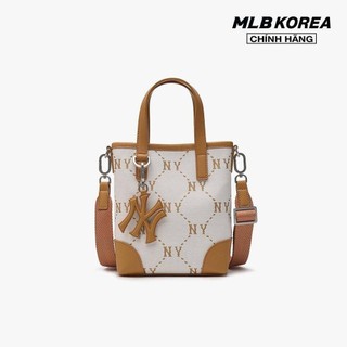 MLB - Túi đeo chéo nữ phom chữ nhật Diamond Monogram Jacquard Mini 3ACRS054N-50CRS