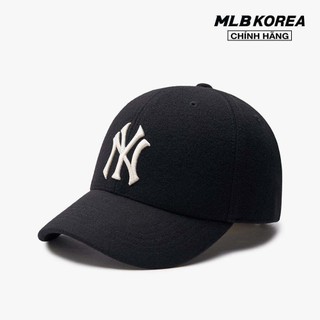 Mlb - nón bóng chày unisex basic wool structure 3acpcw136-50bks